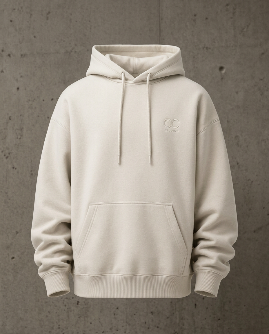 Heavyweight Hoodie White