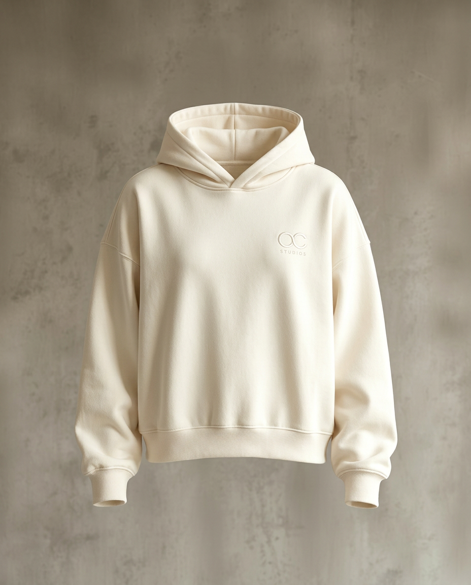 Oversized Hoodie Bone